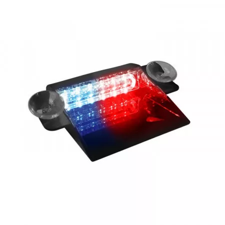 Výstražné LED světlo interiérové 6 LED, 12V - 24V, červené - modré, TD6-RB