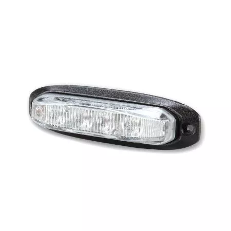 Výstražné LED světlo s homologací exteriérové 6 LED, 12V - 24V, oranžové, 911X6-A