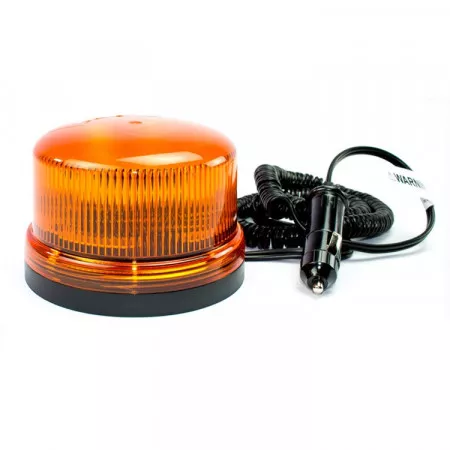 Výstražný LED maják magnetický, 11V - 110V, 3LED, oranžový, B16SAE-MAG-A