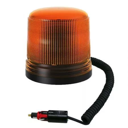 Výstražný LED maják s homologací magnetický, 12V - 24V, 15LED, oranžový, B18-MAG-A