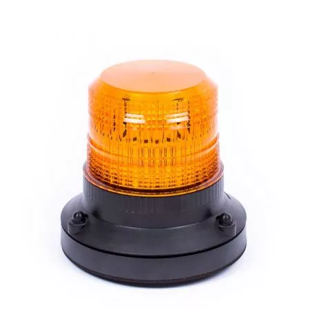 Výstražný LED maják s homologací pro pevnou montáž, 12V - 24V, 12LED, oranžový, DB5002A
