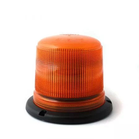 Výstražný LED maják s homologací pro pevnou montáž, 12V - 24V, 15LED, oranžový, B18-3B-A