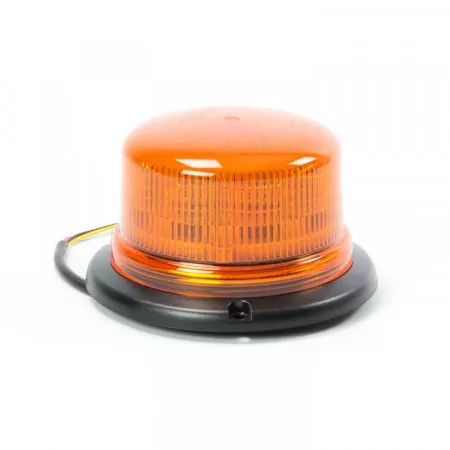 Výstražný LED maják s homologací pro pevnou montáž, 12V - 24V, 8LED, oranžový, B16-3B-A