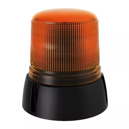 Výstražný LED maják s homologací pro pevnou montáž vysoký, 12V - 24V, 15LED, oranžový, B18-TB3B-A