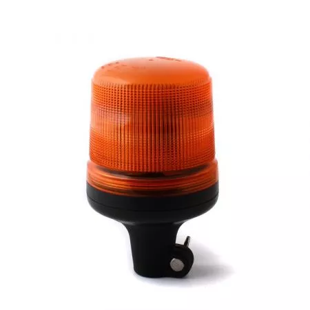 Výstražný LED maják s homologací s úchytem na tyč, 12V - 24V, 15LED, oranžový, B18-DP-A