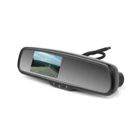 Zpětné zrcátko s monitorem a kamerou pro Citroen, Nissan, Opel, Peugeot, Porsche, Renault, RM LCD BDVR VW